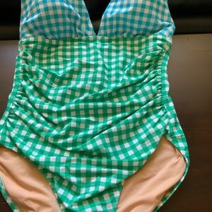 NWT Gingham Swimsuit